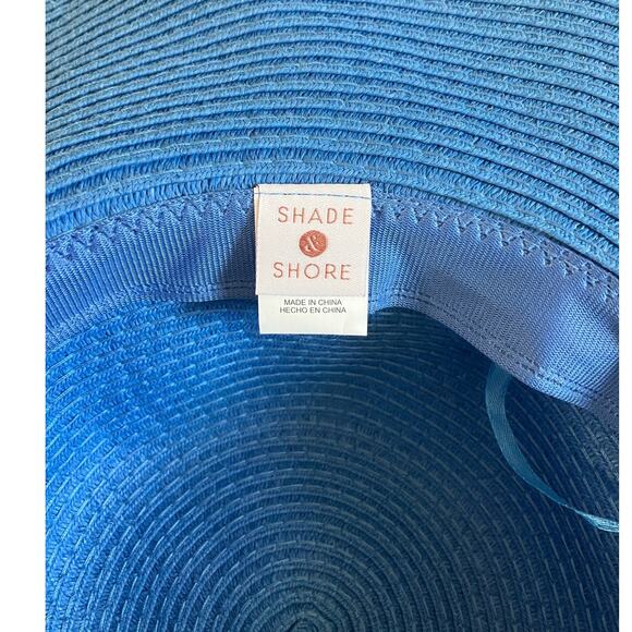 New Shade & Shore Blue Beach Sun Hat One Size - Picture 3 of 3